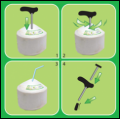 Coconut Opener Instruction