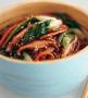 Sweet Potato Noodle Stir-fry with Choy sum and Shiitake Mushrooms