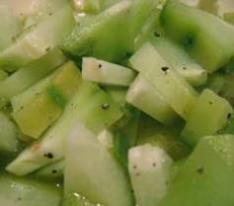 Mauritian Choko Salad