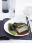 Steamed Tofu, Gai choy & Shiitake Mushrooms