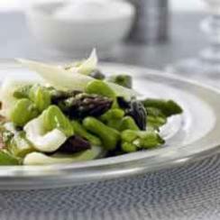 M&eacute;lange of Broad Beans, Asparagus and Fennel