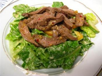 Asian Caesar steak salad Asian Caesar steak salad
