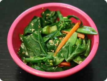 Sesame Gai Lan Salad Sesame Gai Lan Salad