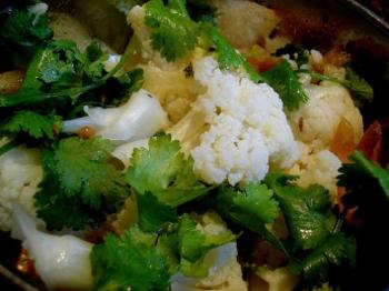 Cauliflower Preserved Lemon and Coriander Salad