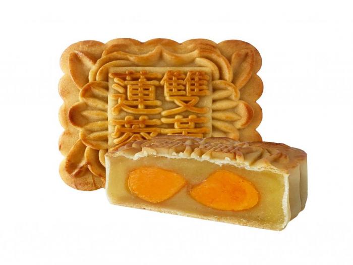 Mooncake Lotus Paste Double Yolks