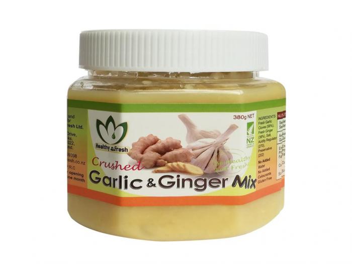 Crushed Mixed Garlic & Ginger 380g