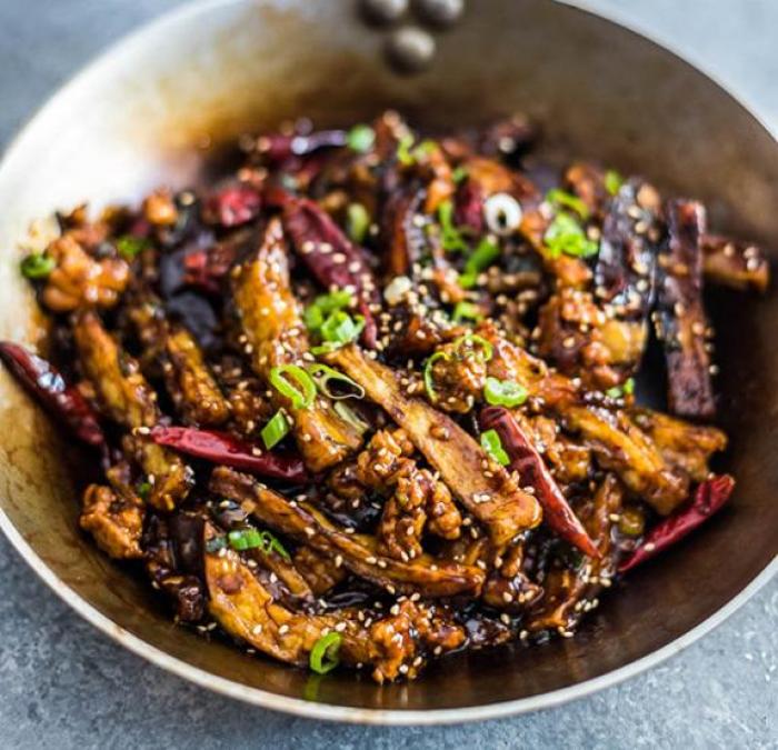 Spicy Szechuan Eggplant