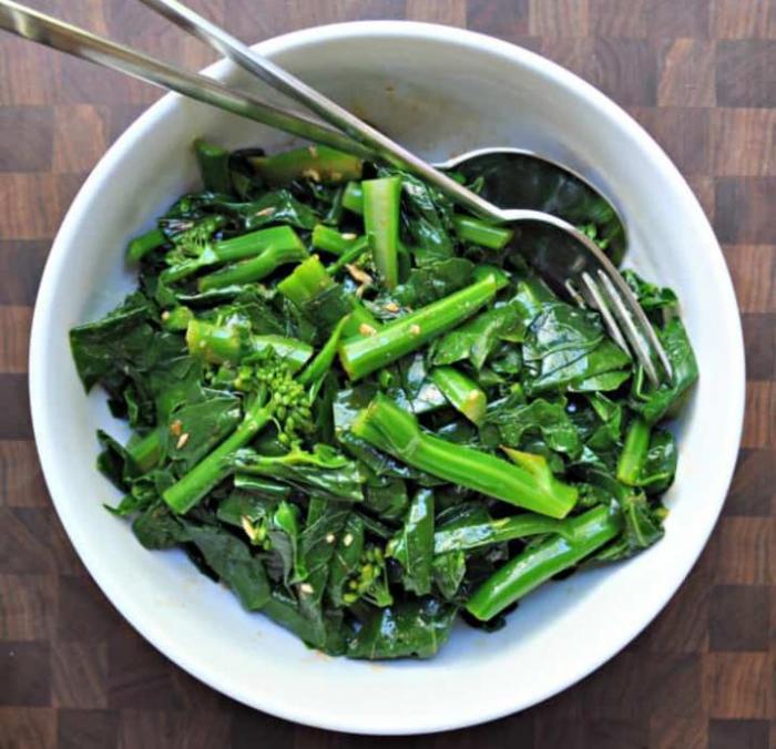 Sesame Gai Lan Salad