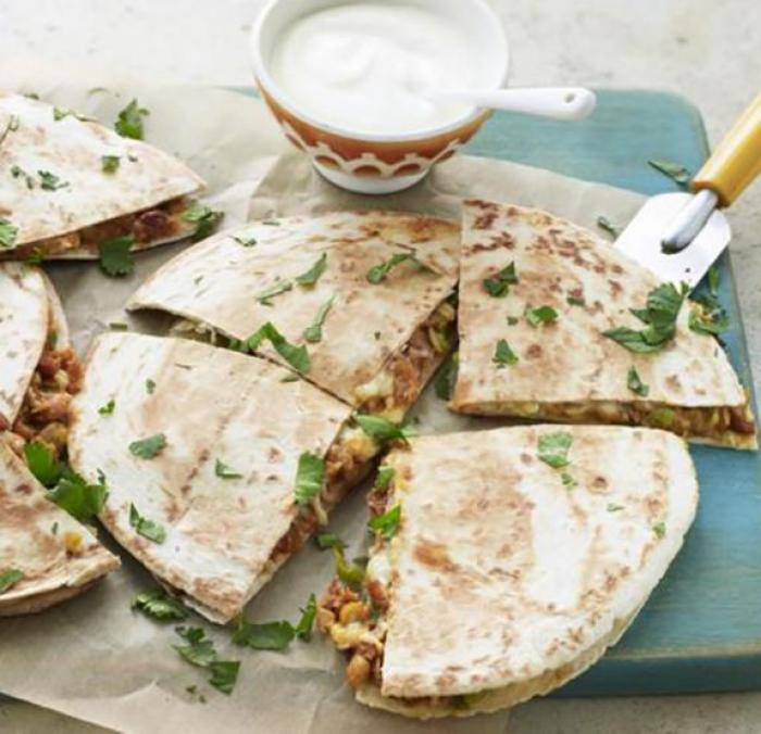 Easy Vegetarian Quesadilla