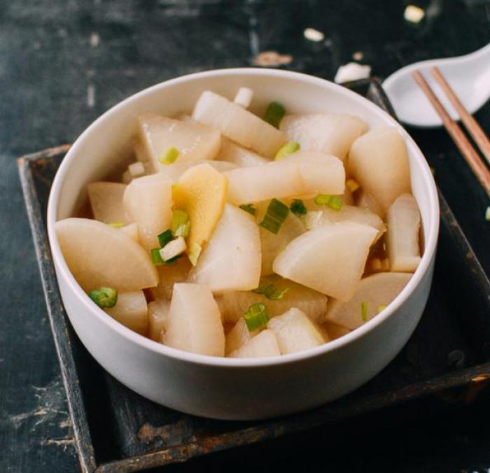 Boiled Daikon